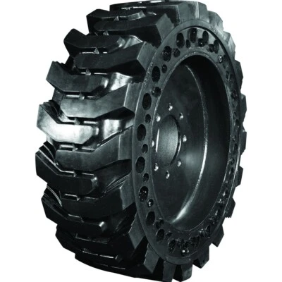 Neumático sólido - 12 x 16,5 - mano derecha se adapta a John Deere se adapta a Caterpillar se adapta a estuche Foto 1 de 4