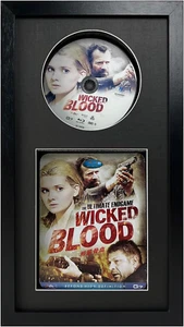 DVD Disc and DVD Case Display Black Frame Set DVD / Blu-Ray / Movie Disc (Not In - Picture 1 of 6