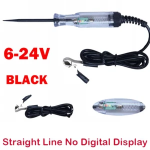 DC12V Voltage Test Pen Probe 6-24V Car Electric Circuit Tester Straight Line USA - Picture 1 of 10