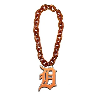 Detroit Tigers Fan Chain, Giant Necklace Licensed MLB - Picture 1 of 1