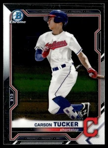 2021 Bowman Chrome Prospects Carson Tucker Cleveland Indians #BCP-77 - Picture 1 of 2