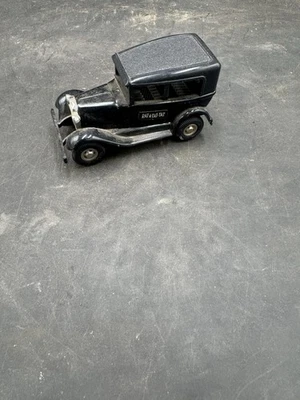70's Vintage Tonka Black Ford Model T Sedan Car Rat-A-Tat-Tat Pressed Steel Toy  - Image 1 of 4