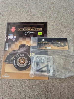 1/8 DEAGOSTINI COSTRUIRE IL 1985 LOTUS RENAULT 97T AYRTON SENNA F1 AUTO PROBLEMA - Immagine 1 di 3