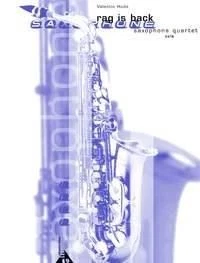 Rag Is Back Score and parts 4 saxophones (SATBar) (easy) Hude advance music Sadd - Image 1 of 3