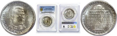 1951-S 50C  Booker T. Washington Silver Commemorative  PCGS  MS-67 - Image 1 of 3