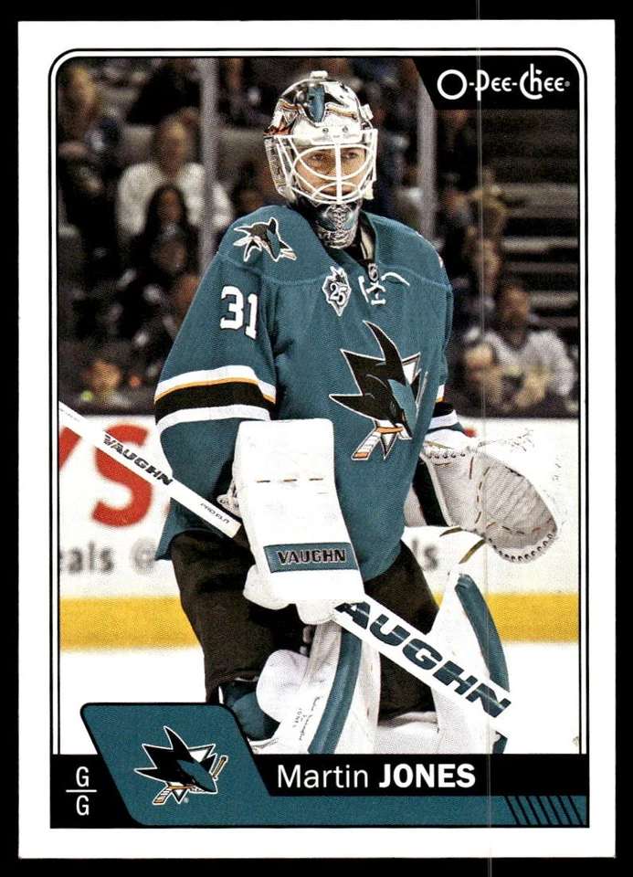 2016-17 O-Pee-Chee #446 Martin Jones San Jose Sharks Hockey Card - Image 1 of 2