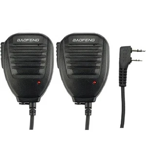 Compact Handheld Speaker Mic for Two Way Radio UV5R 888S KY 2pcs BF S112 - Afbeelding 1 van 8