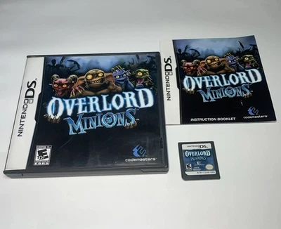 Overlord: Minions (Nintendo DS, 2009) Completo CIB - ¡PROBADO Y FUNCIONANDO! Foto 1 de 2