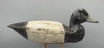 FAMILIA Early Grant **barnegat, nj** bluebill drake con "c.g." SEÑUELO MARCA PATO Foto 1 de 4