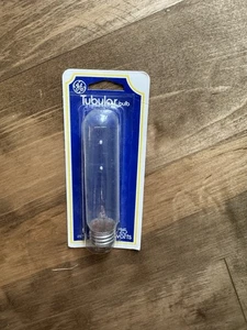 Vintage General Electric GE 25 Watt Tubular Bulb 25T10 120 Volt Made In USA NOS - Picture 1 of 2