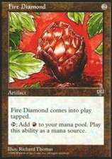 1x Fire Diamond NM, English MTG Mirage