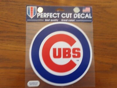 8"X8" Chicago Cubs MLB Licensed Sports Logo Color Window Decal NWT $15 - Image 1 of 4