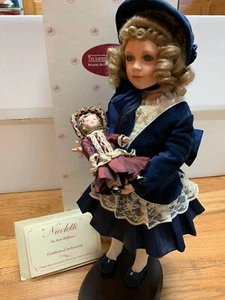 The Ashton-Drake Coll "NICOLETTE" Porcelain Doll  by Jane Zidjunas w/ Box & COA - Picture 1 of 10