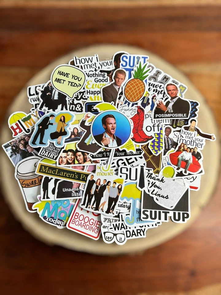 🍀 50 How I Met Your Mother -Design Aufkleber Sticker für z.B. Laptop Handy - Bild 1 von 1