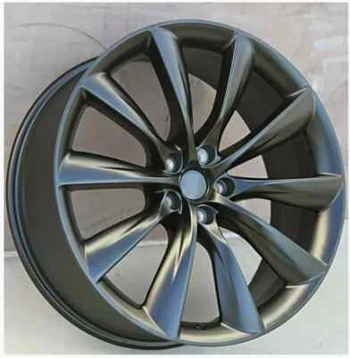 4 PCS 20x9 Wheels Fit Tesla Model X Rims 20" Matte Black 5x120 +35 - Изображение 1 из 4