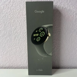 Google Pixel Watch 3 GA05758-US 41mm WiFi GPS Opaska na laskę Szampan Złota obudowa #A - Zdjęcie 1 z 6