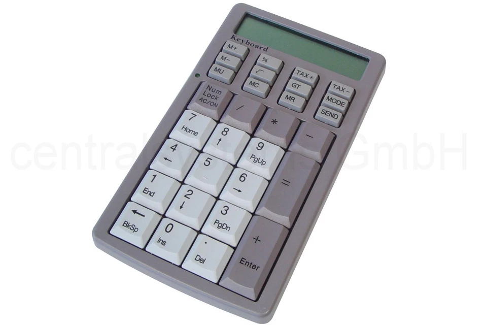 Externer Ziffernblock mit USB und eingebautem Taschenrechner - für Computer / PC - Bild 1 von 1