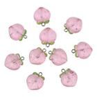 Pink Pink Peach Charms 20*16mm Peach Charm  For Jewelry Crafting Findings