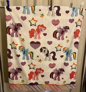 My Little Pony Full Size Flat & Fitted Sheet + 2 Pillowcase Set - VGC - Picture 1 of 7