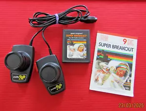 Atari 2600 Paddle Controller & Super Breakout Cartridge Only Game Working (BK3) - Bild 1 von 5