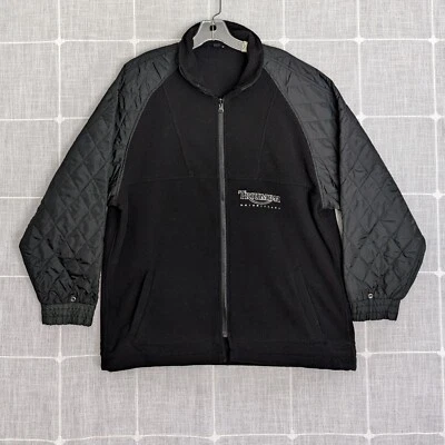 Chaqueta polar vintage Triumph Motorcycles para hombre mediana negra Softshell Moto Foto 1 de 4