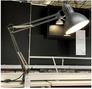 IKea TERTIAL Klemmleuchte verstellbar Tisch Schreibtisch Arbeit, dunkelgrau, 203.554.34 Neu - Bild 1 von 6