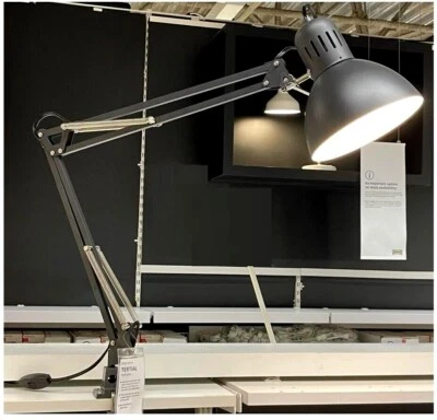 IKea TERTIAL Clamp Lamp Adjustable Table Desk Work, Dark Gray, 203.554.34 New - Image 1 of 4