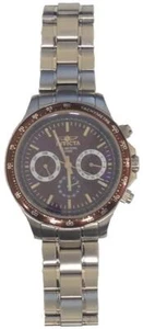 Reloj para hombre Invicta 2902 taquímetro esfera azul multifunción bisel marrón - Imagen 1 de 2