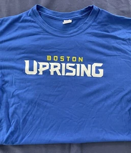Overwatch League Boston Uprising T Shirt Men L Big Logo Blue Gaming Tee NEW - Picture 1 of 5