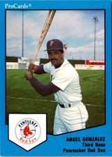 1989 ProCards Angel Gonzalez #684 Pawtucket Red Sox