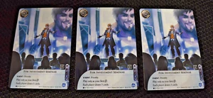Android Netrunner - Fisk Investment Seminar Promo / Alternate Art - Set of 3 - Picture 1 of 1