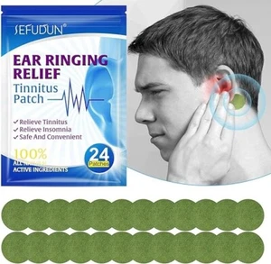All Natural Herbal Tinnitus Relief Patches, Effective and Easy to Use, 24 count - Picture 1 of 7