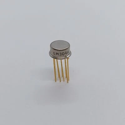 NATIONAL SEMICONDUCTOR LM304H TO-99 LATTINA DI METALLO IC X 1 PZ
