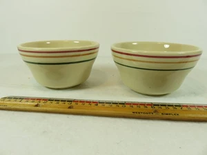 2 Irokesen Porzellan Pendleton Bouillon Suppenschüsseln Tassen 4 Zoll J-4 1950 Restaurant - Bild 1 von 7