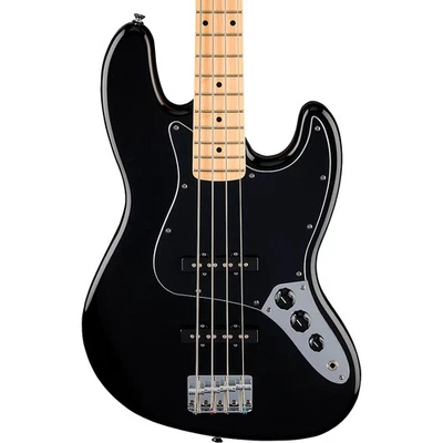 Fender Standard Jazz Bass Maple Fingerboard Preto - Imagem 1 de 4