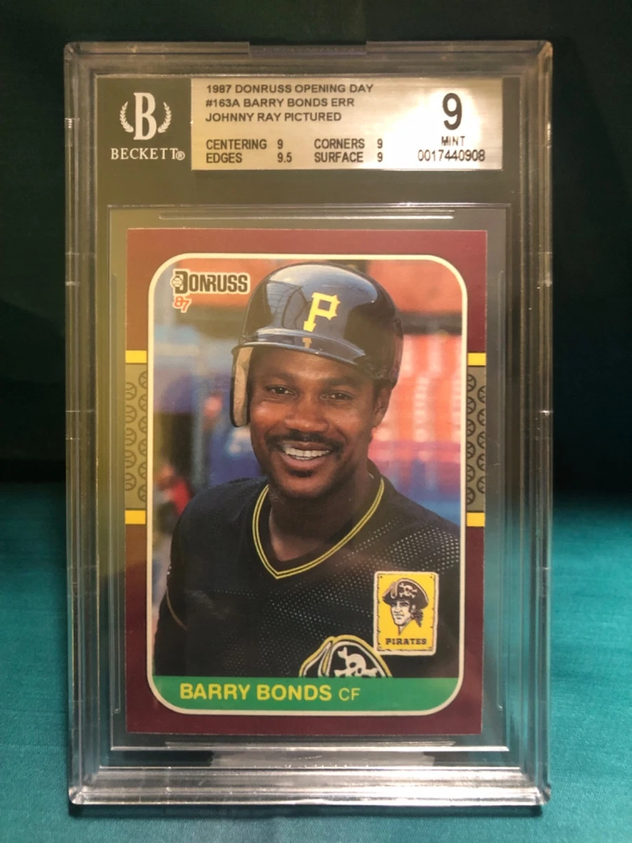 1987 Donruss Barry Bonds Baseball Trading Cards & Accessories for