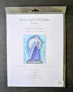 Heaven & Earth Designs PISCI solo modello punto croce #HAEJZF004 9" x 11 5/8" - Foto 1 di 4