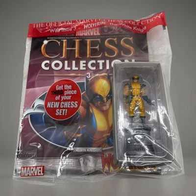 Pieza de ajedrez Marvel/Eaglemoss con cargador - Wolverine Foto 1 de 2