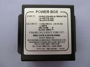 166 NORTON 12 VOLT 180 WATT BOYER SINGLE PHASE POWER BOX CHARGING LIGHT *** - Picture 1 of 1