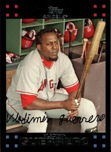 2007 Topps #300 Vladimir Guerrero Great card!