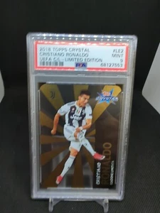 2018 Topps Crystal UEFA Champions LIMITED EDITION #LE2 Cristiano Ronaldo PSA 9 - Picture 1 of 2