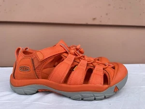 KEEN NEWPORT Youth Kids Sz US 3 Hiking Outdoor Waterproof Orange Sports Sandals - Picture 1 of 10