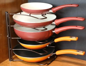 DecoBros Contador de Cocina y Armario Pan Organizador Estante, Bronce - Imagen 1 de 2