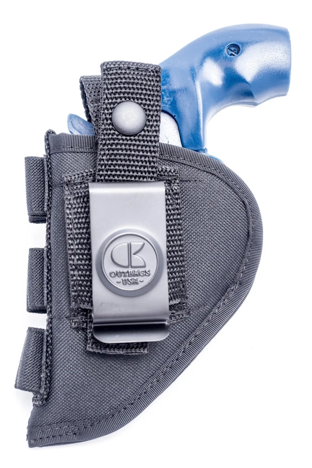 Ruger LCR 22, 38, 357 | Funda de transporte abierta OWB de nailon con bucles de carcasa Foto 1 de 4