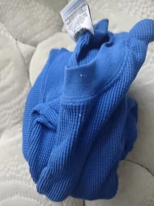 Waffel Thermo Sweatshirt, Gr. XL blau - Bild 1 von 1