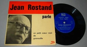 Jean ROSTAND Parle  (EP 45t) Un petit coeur rosé de grenouille - Picture 1 of 2