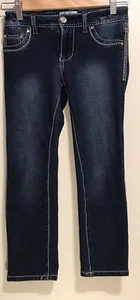 Xhilaration Dark Denim Wash Jeggings Jeans Size 10 - Picture 1 of 3