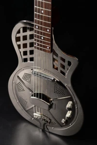 Resonator Guitar Johnson JR-994E-PN + Pickup Single Cone **EXHIBITOR** - Picture 1 of 11