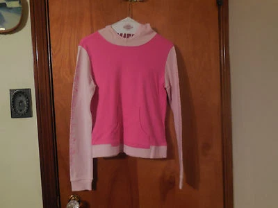 Top Wet Seal Azul Asfalto Rosa Con Capucha Juniors Mediano  Foto 1 de 4