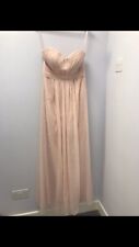 Kenneth Winston colour Blush Pink Sequin Prom Dress Uk 12. New